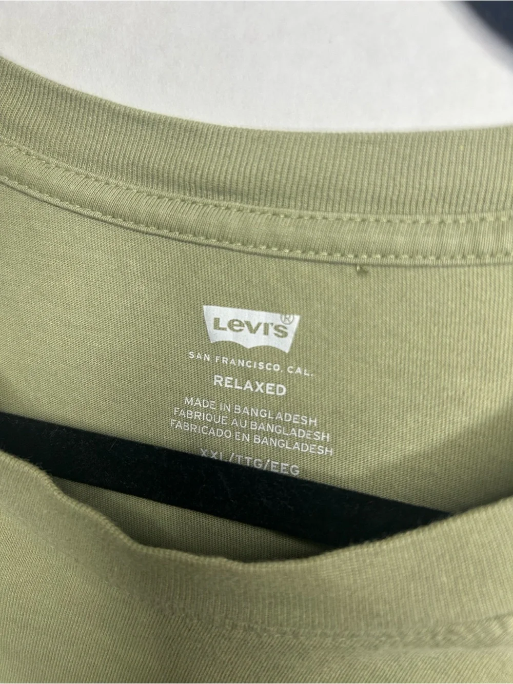 Levi's Olive Green Logo Short Sleeve Tee